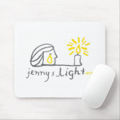 White Mousepad Muismat (Met muis)