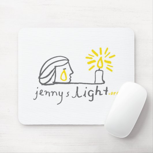 White Mousepad Muismat (Met muis)