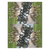White Muddy Horses Tafelkleed (Voorkant)