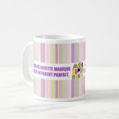 White Mug 325ml Moi Super Mammie - Magic Recept 2 Koffiemok (Voorkant links)