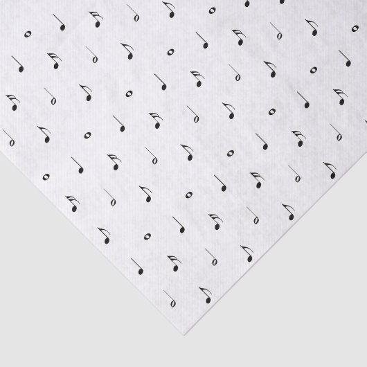 White Music Note tissuepapier (Detail)