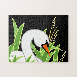 White Mute Swan Legpuzzel
