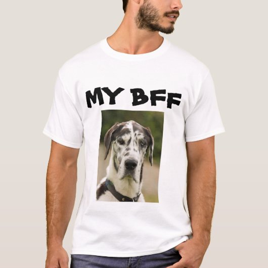 White My BFF Hondenliefhebbers Photo T-shirt (Voorkant)