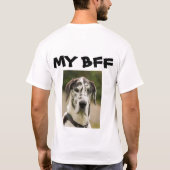White My BFF Hondenliefhebbers Photo T-shirt (Achterkant)