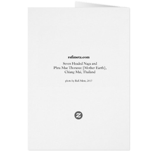 White Naga and Phra Mae Thoranee, Moeder Aarde (Achterkant)