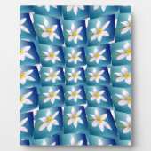 White Narcissus Pattern Fotoplaat (Voorkant)