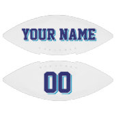 WHITE NAVY EN BLUE Custom Football (Panelen)