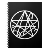 White Necronomicon Seal notebook Notitieboek (Voorkant)