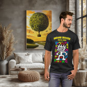 White Neon Alien - Funky Pop Art Creature T-shirt