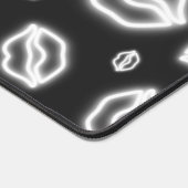 White Neon Kiss Bureaumat (Hoek)