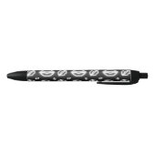 White Neon Kiss Zwarte Inkt Pen (Bodem)