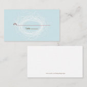 White Nest Favor Tag Plaatskaartje (Voorkant / Achterkant)