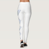 White New Mexico State Flower Yucca Leggings (Achterkant)