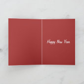 White New Years Beer Feestdagen Kaart (Binnen)