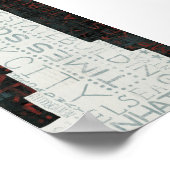 White New York Times Square Poster (Hoek)