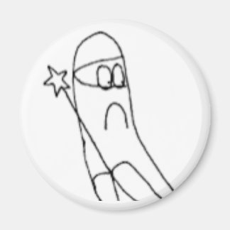 White Ninja doet een goede daad Magneet