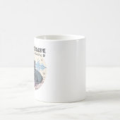 White Noise Machine Frenchie Sticker Koffiemok (Center)