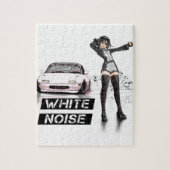 White Noise MX5 Miata Legpuzzel (Verticaal)