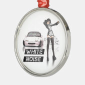 White Noise MX5 Miata Metalen Ornament (Links)