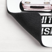 White Noise MX5 Miata Muismat (Hoek)