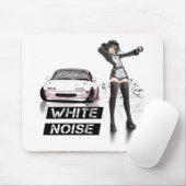 White Noise MX5 Miata Muismat (Met muis)