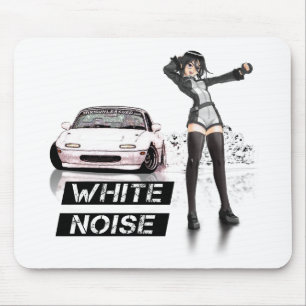 White Noise MX5 Miata Muismat
