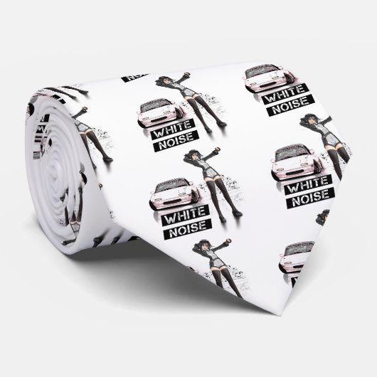 White Noise MX5 Miata Stropdas (Opgerold)