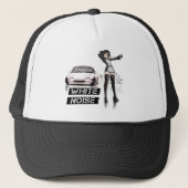 White Noise MX5 Miata Trucker Pet (Voorkant)