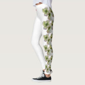 White North Carolina State Flower Dogwood Leggings (Links)