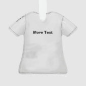 White Nurse medische scrubs ornament (achterkant)