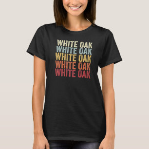 White Oak Pennsylvania White Oak PA Retro  T-shirt