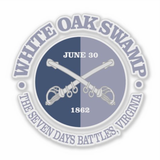 White Oak Swamp (B&G) Sticker (Voorkant)