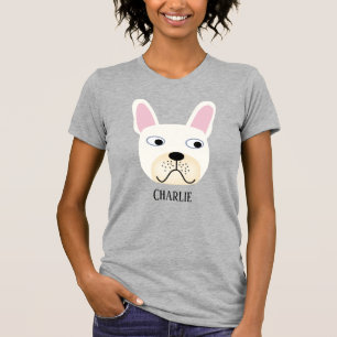 White of Cream French Bulldog Personalized T-Shirt
