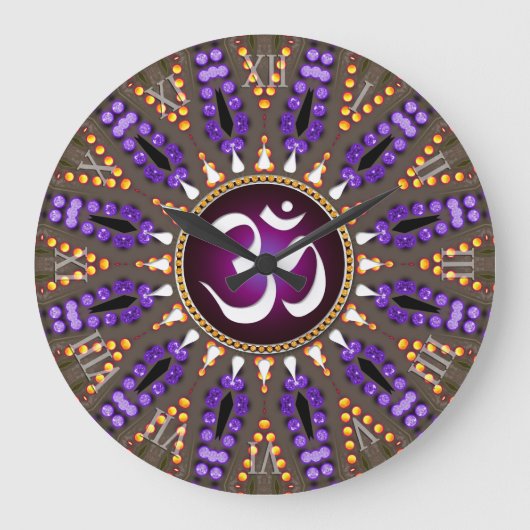 White OM Energy Bohemian Sunshine Grote Klok (Voorkant)