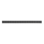 White on Black F-15 Fighter Jet Patterned Grosgrain Lint (Voorkant)
