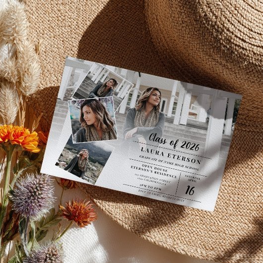 White on black-minimalistisch foto budget afstuder