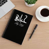 White on Black My Life Arabic حياتي Memoir Notitieboek