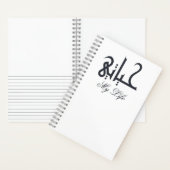 White on Black My Life in Arabic حياتي Memoir  Notitieboek (Binnen)