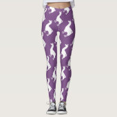 White on Color Llama Leggings (Voorkant)