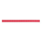 White on Red F-15 Fighter Jet Patterned Grosgrain Lint (Voorkant)
