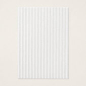 White on White Ribbon Awareness Stripes Visitekaartje (Achterkant)