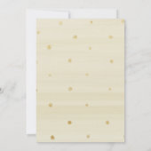 White onze kleine pompoen draaien één uitnodiging  (Achterkant)