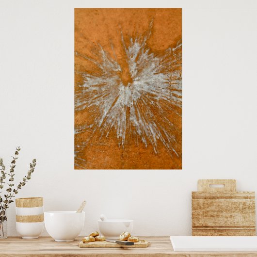 White op Gold Paintball Poster (Keuken)