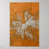 White op Gold Paintball Poster (Voorkant)