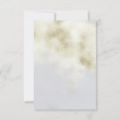 White Opal RSVP-kaart RSVP Kaartje (Achterkant)