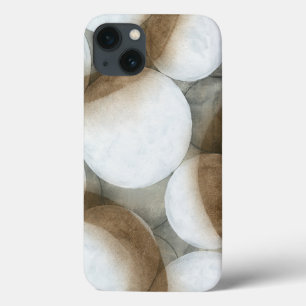 White Orbs & Brown Circles Case-Mate iPhone Case