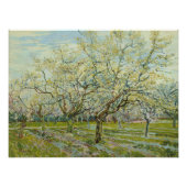 White Orchard van Vincent Van Gogh Perfect Poster (Voorkant)