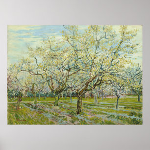 White Orchard van Vincent Van Gogh Poster