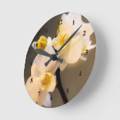 White Orchid Acrylwall klok (Hoek)