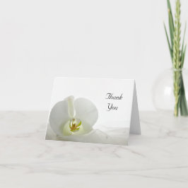 White Orchid and Veil Wedding Bridesmaid Bedankt